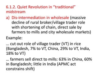 Quiet revolution in agrifood value chains: Asia with comparisons to Africa 