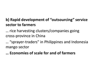 Quiet revolution in agrifood value chains: Asia with comparisons to Africa 