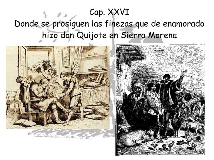 Resultado de imagen de DON QUIJOTE CAPITULO XXVI EN SIERRA MORENA
