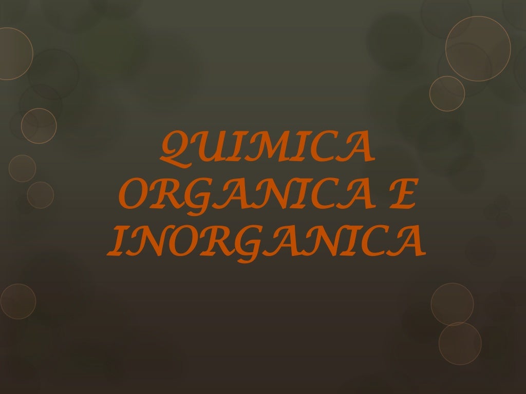 QUIMICA ORGANICA E