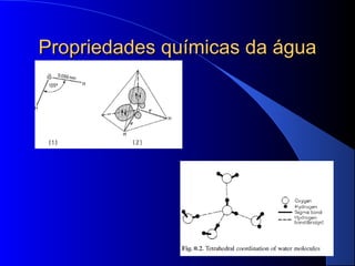 Propriedades químicas da água
 