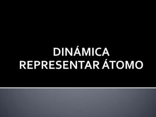 DINÁMICA
REPRESENTAR ÁTOMO
 