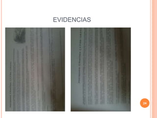 EVIDENCIAS
24
 