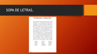 SOPA DE LETRAS.
 