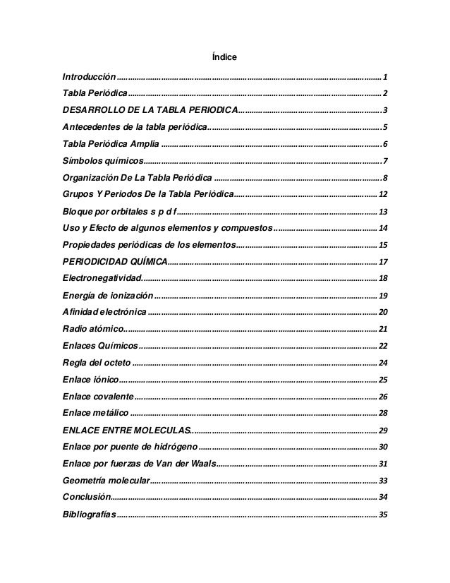 Quimica Tabla Periodica