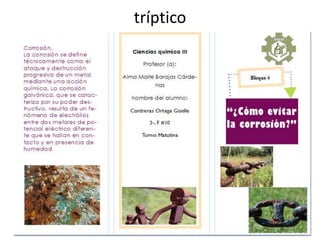 tríptico
 
