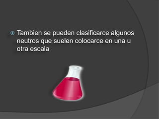 Tambien se pueden clasificarce algunos neutros que suelen colocarce en una u otra escala 