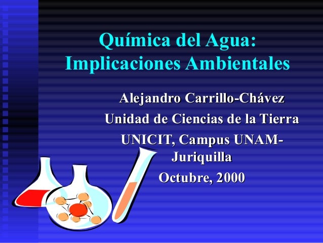 Quimica agua