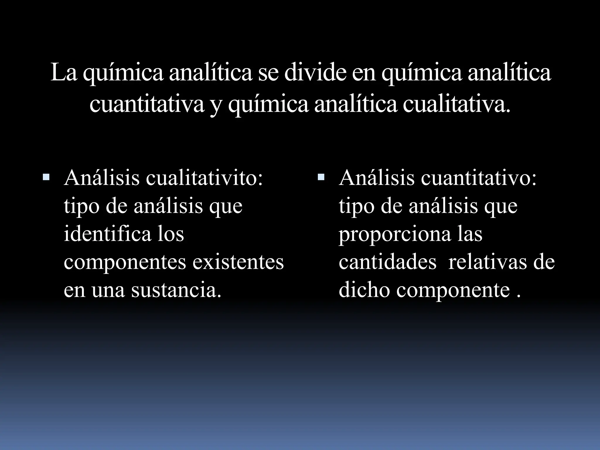 QUIMICA ANALITICA.para el curso de Quimica Analitica | PPT