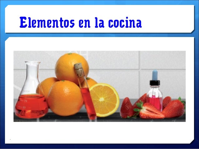 Quimica en la cocina