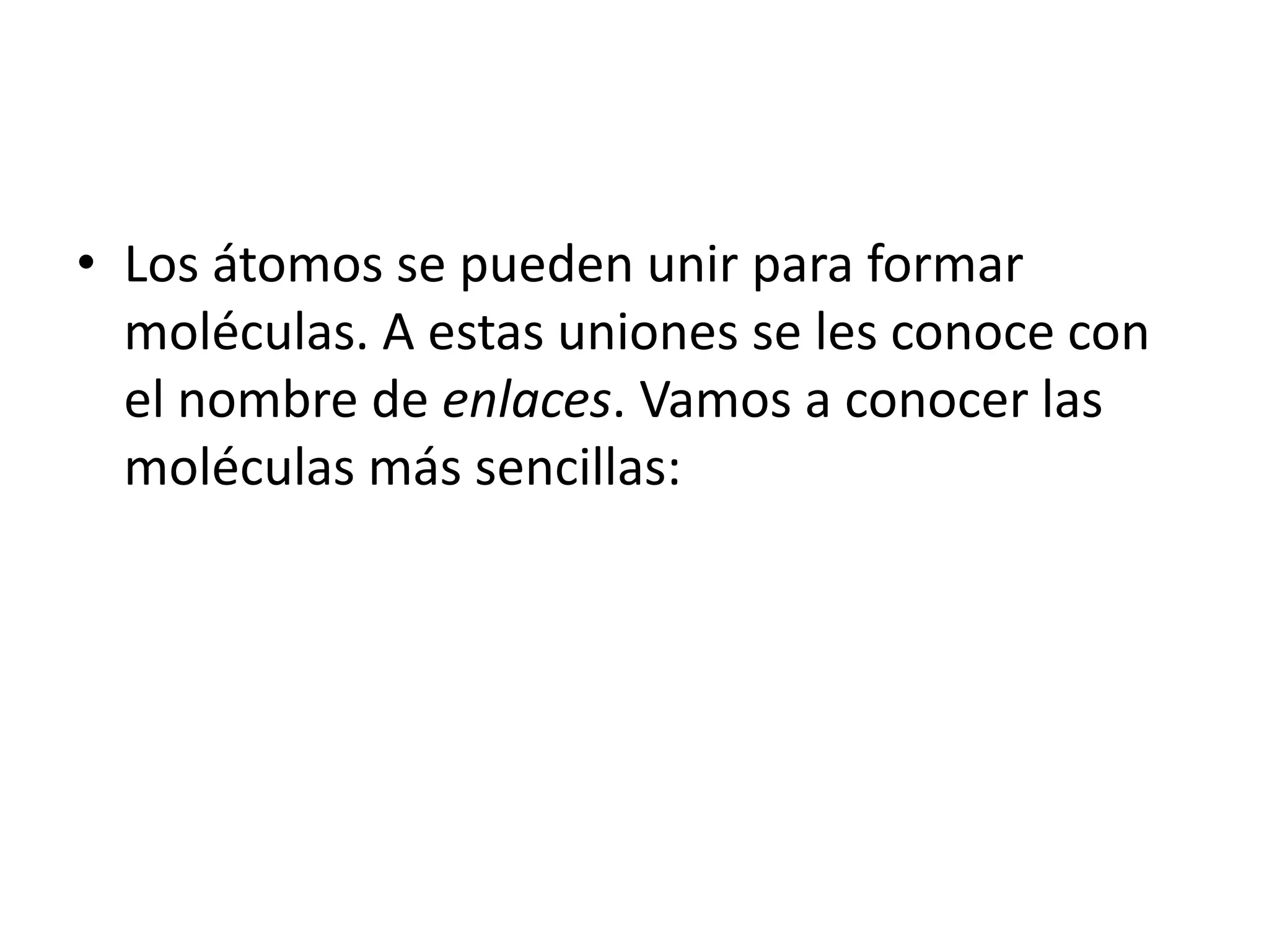 Química para niños - Átomos y moléculas | PPTX