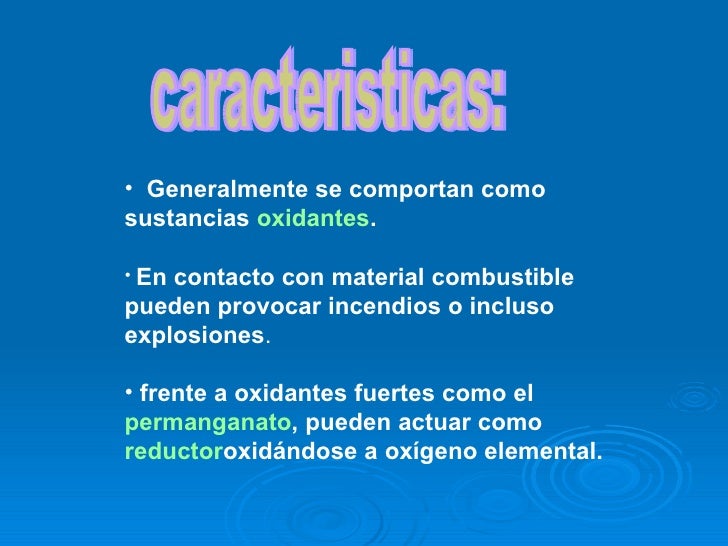 Quimica peroxidos