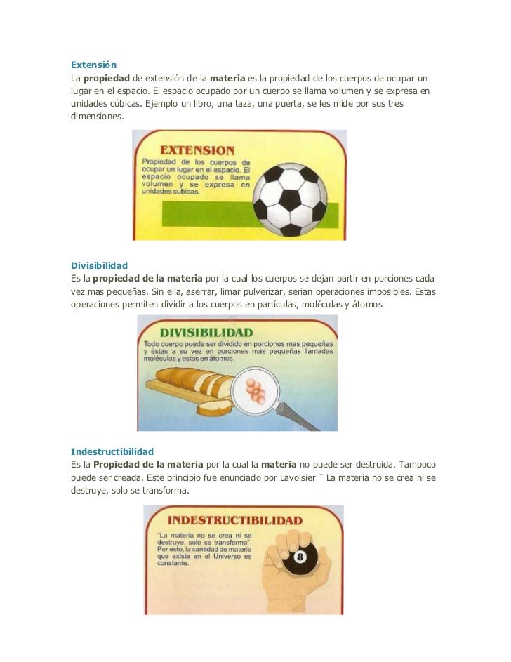 Quimica propiedades