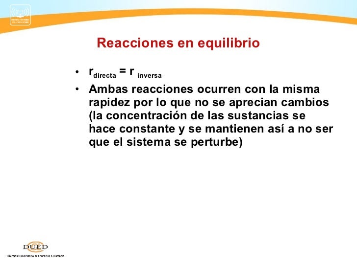 Quimica semana 5 equilibrio quimico