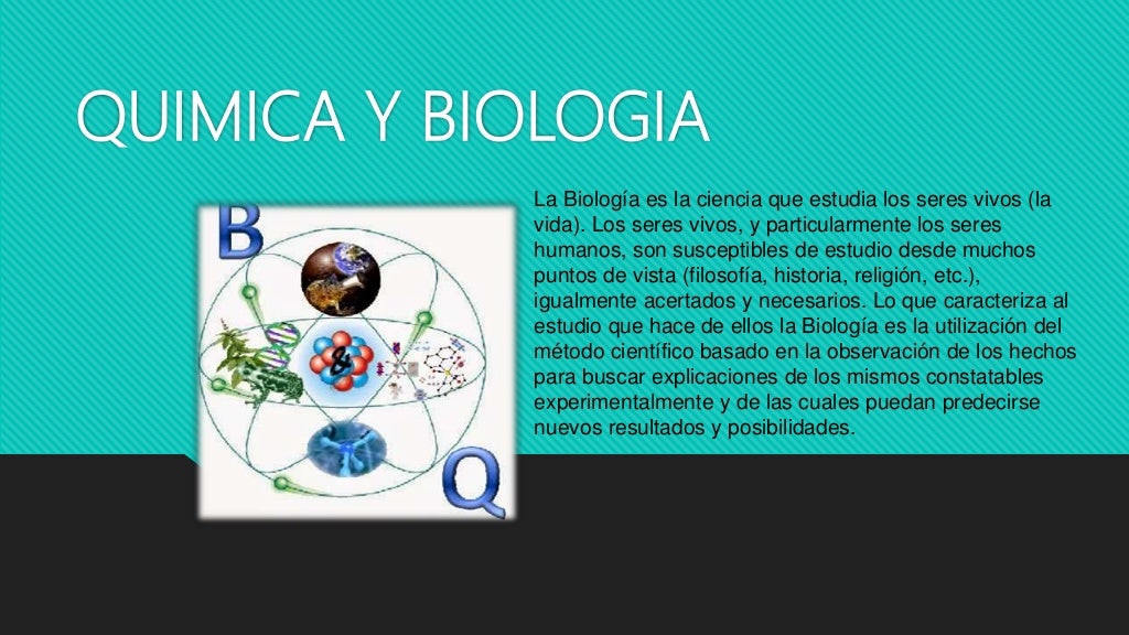 Quimica y biologia