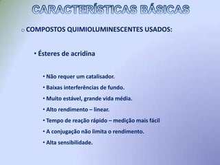 Radioimunoensaio: Primeira técnica a ser desenvolvida para dosagem hormonal e de outras substâncias presentes em pequenas concentrações em fluídos biológicos, sendo um método muito sensível para análise quantitativa antígeno-anticorpo.
