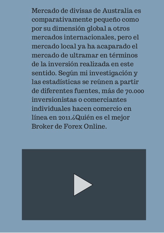 El mejor broker de forex
