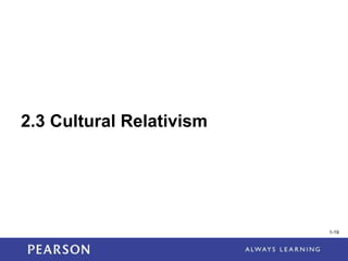 1-19
2.3 Cultural Relativism
1-19
 