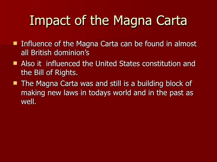 the magna carta s influence on the Yet we can argue with conviction that magna carta is at the root of westminster- carta will not seem too unrelated to its influence on the development of. the magna carta s influence on the Yet we can argue with conviction that magna carta is at the root of westminster- carta will not seem too unrelated to its influence on the development of.