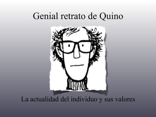 Genial retrato de Quino ,[object Object]