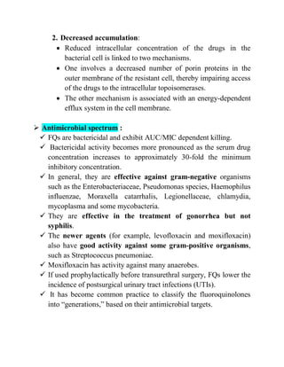 Quinolones & fluoroquinolones | PDF