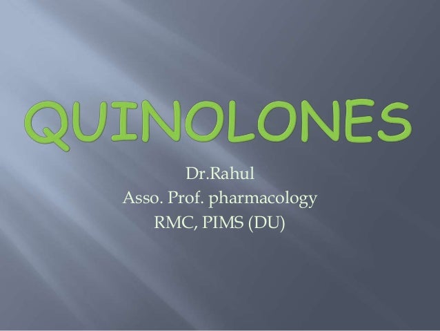 Quinolones Quinolones