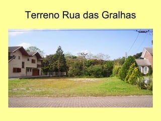 Terreno Rua das Gralhas 