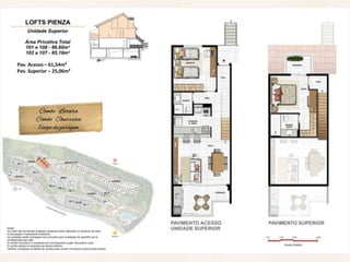 Pav. Acesso – 61,54m²
Pav. Superior – 25,06m²




         Combo Lareira
        Combo Churrasco
        1 vaga de garagem
 