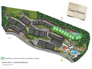 Casas Firenze - Casas de 4 suítes com 191,14m² - 10 unds
 