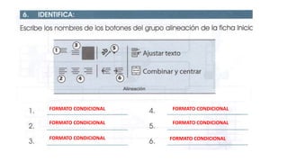 FORMATO CONDICIONAL
FORMATO CONDICIONAL
FORMATO CONDICIONAL
FORMATO CONDICIONAL
FORMATO CONDICIONAL
FORMATO CONDICIONAL