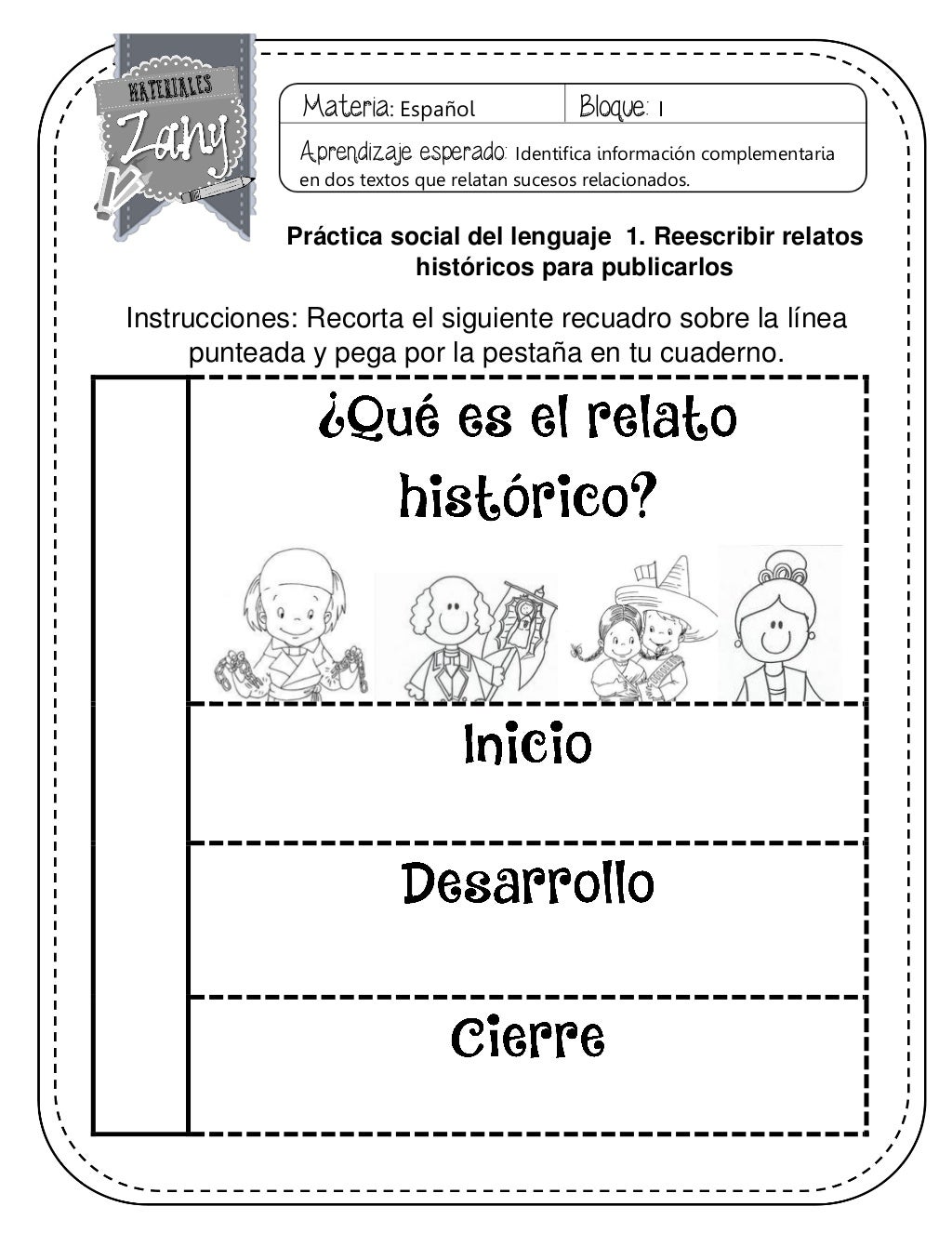 Quinto grado. Todas las materias. Material didáctico.