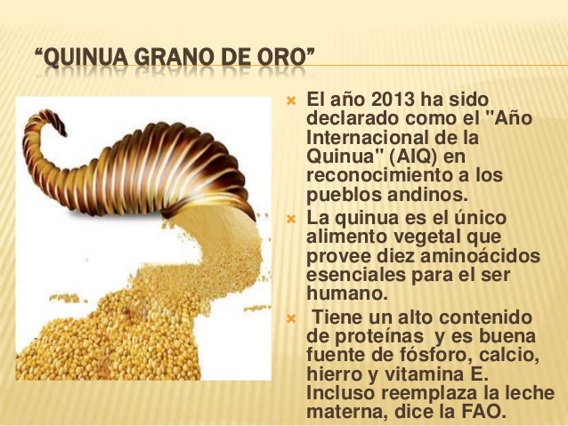 Resultado de imagen para la quinua ppt