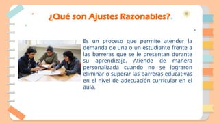Implementación de Ajustes Razonables para la Inclusión Educativa | PPTX