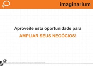  1 Bancada com tampo back light 2,0 x 0,60 x 0,50m;- 2 tablados empilháveis 0,50 x 0,50 x 0,25m;- 4 Balcões vitrine 1,0 x 1,0 x 0,50m;- 1 Vitrine 2,0 x 1,40 x 0,50m;- 1 Sinalizador marca 0,50 x 0,50 x 0,50m.
