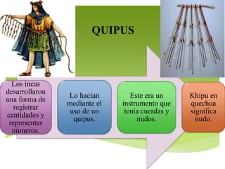 Quipu y yupana tarea 7 | PPTX