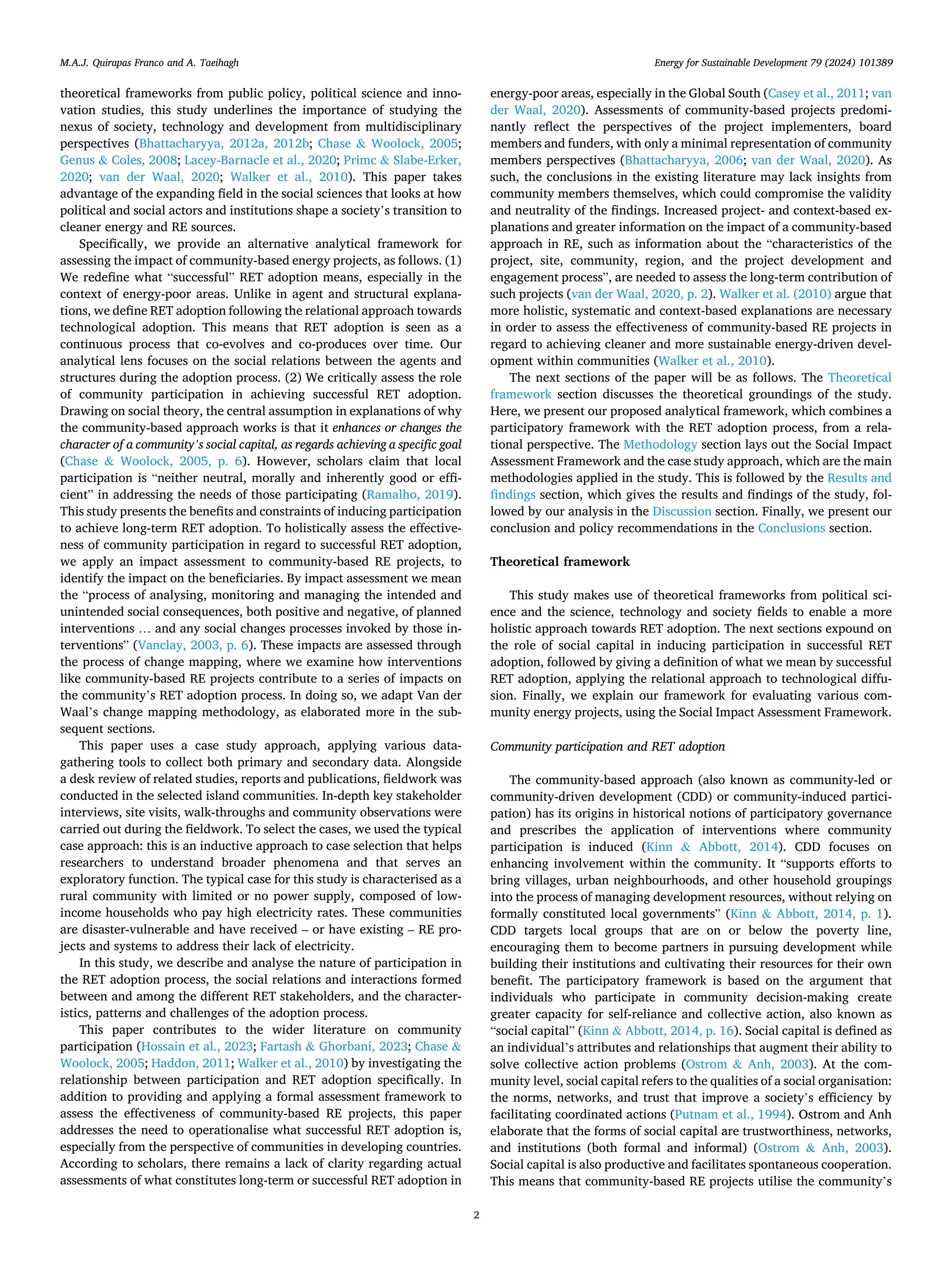 Sustainable energy adoption in poor rural areas | PDF