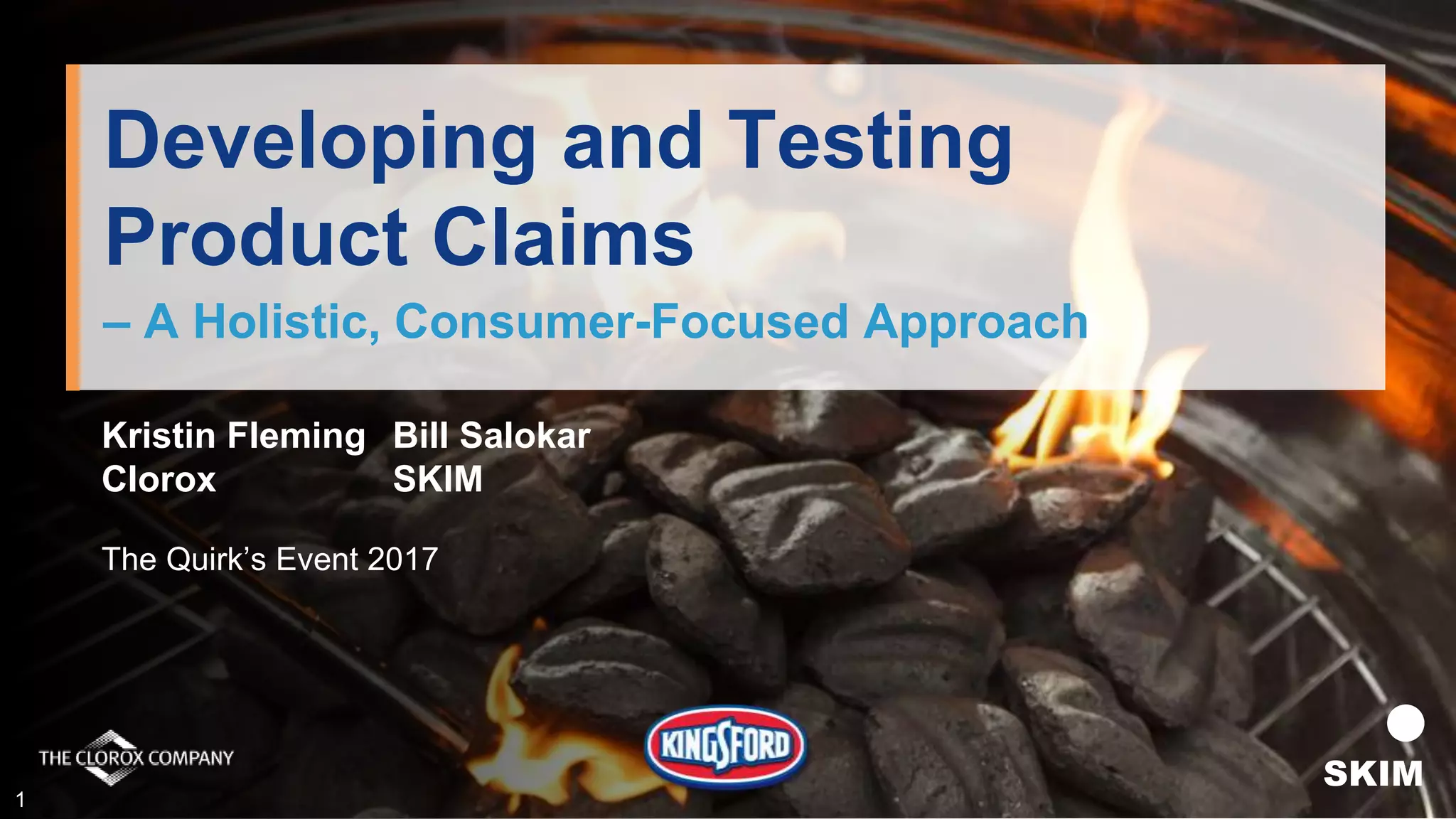 Developing and Testing Product Claims PPT