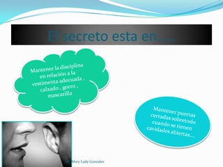 El secreto esta en…..




  MI .Mary Lady Gonzalez
 