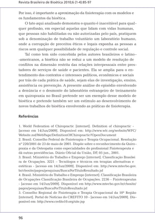 Quiropraxia é Fisioterapia