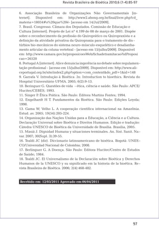 Quiropraxia é Fisioterapia