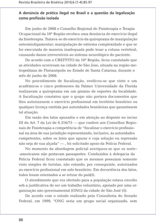 Quiropraxia é Fisioterapia