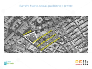 METROpolis_LAB
RE-birth
Quirra
Barriere fisiche, sociali, pubbliche e private
 