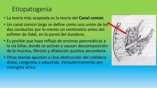 Quiste de Coledoco, TRATAMIENTO MEDICO Y QUIRUGICO | PPTX