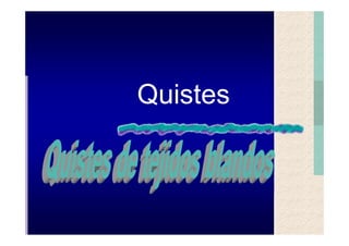 Quistes de la region maxilofacial
