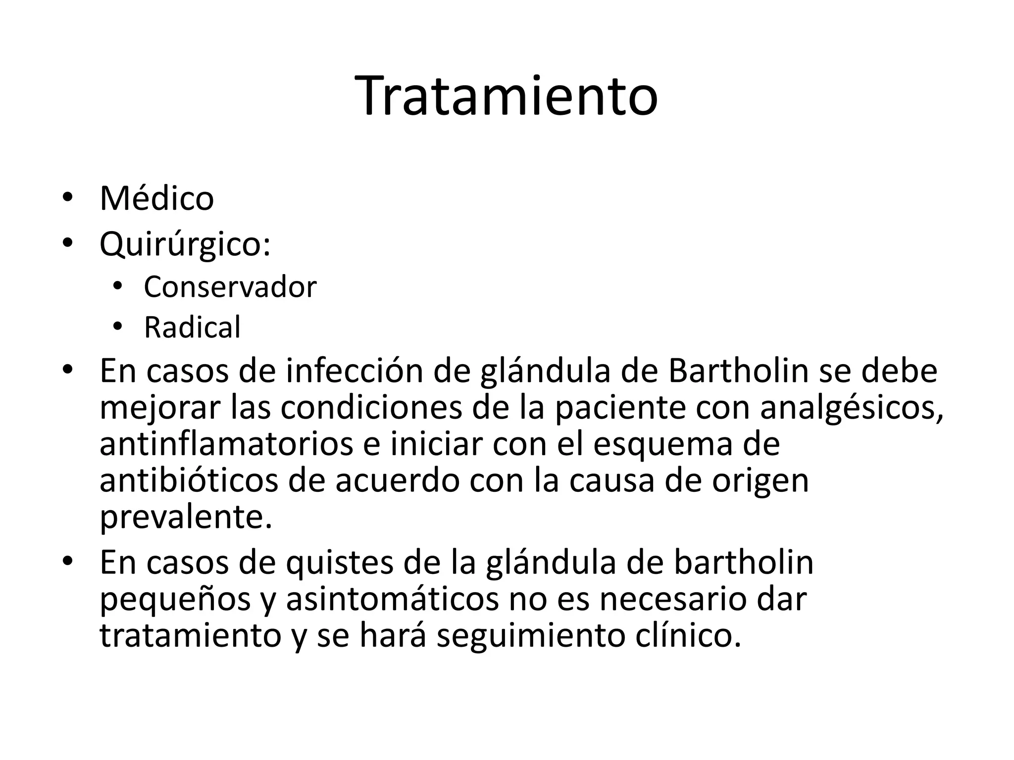 Quiste y absceso de la glándula de Bartholin by Sócrates Pozo | PDF