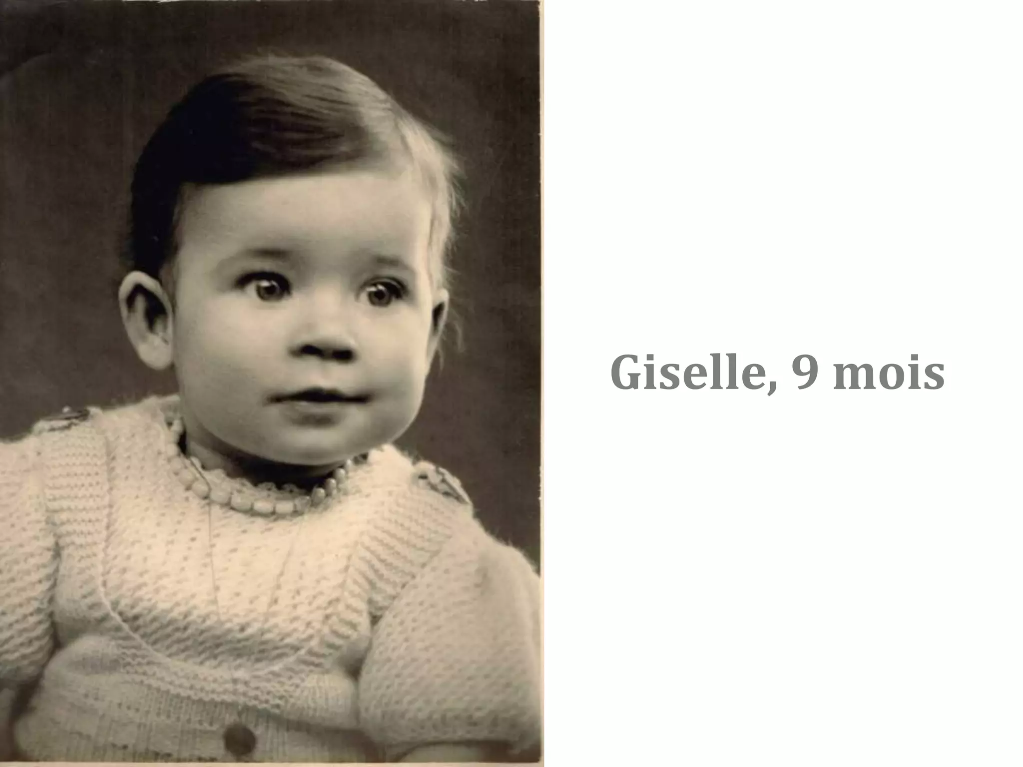 Giselle, 9 mois