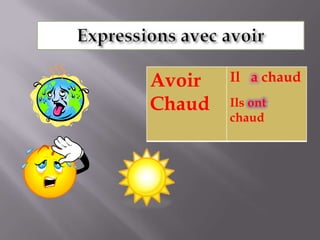 Expressions avec avoir