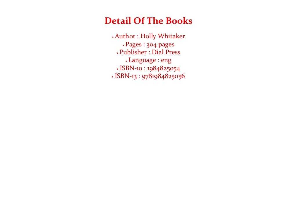 Read (PDF) Books Quit Like a Woman The Radical Choice to