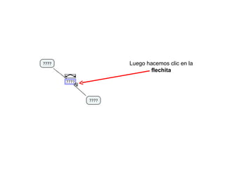 Luego hacemos clic en la flechita