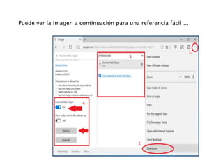Puede ver la imagen a continuación para una referencia fácil ...
 